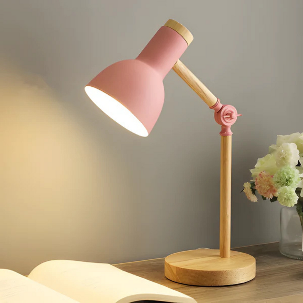 Nord - Adjustable Macaron LED Table Lamp Made of Wood