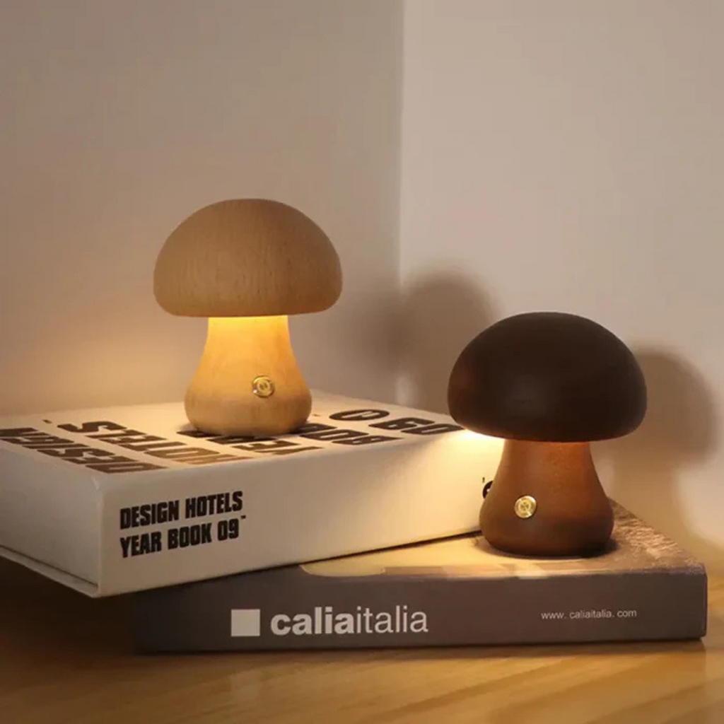 Pheme - Rechargeable Wooden Table Lamp