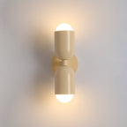 Kira Scandinavian Cylinder Wall Sconce Colored Metal Living Room