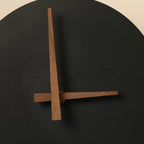 Arisha Nordic Clock Wall Lamp, Gold & Black