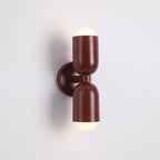 Kira Scandinavian Cylinder Wall Sconce Colored Metal Living Room