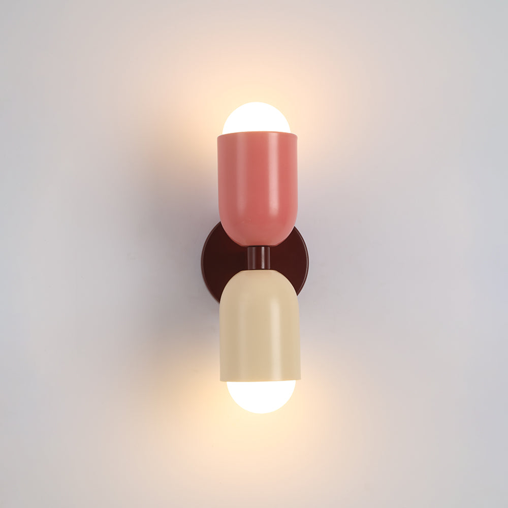 Kira Two-Headed Two-Tone Wall Sconce