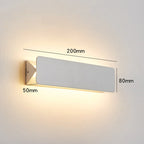 Arisha LED Metal Indoor Wall Lamp Rotatable, White