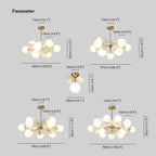 Nexen Multicolored Flower Branch Chandelier Living Room