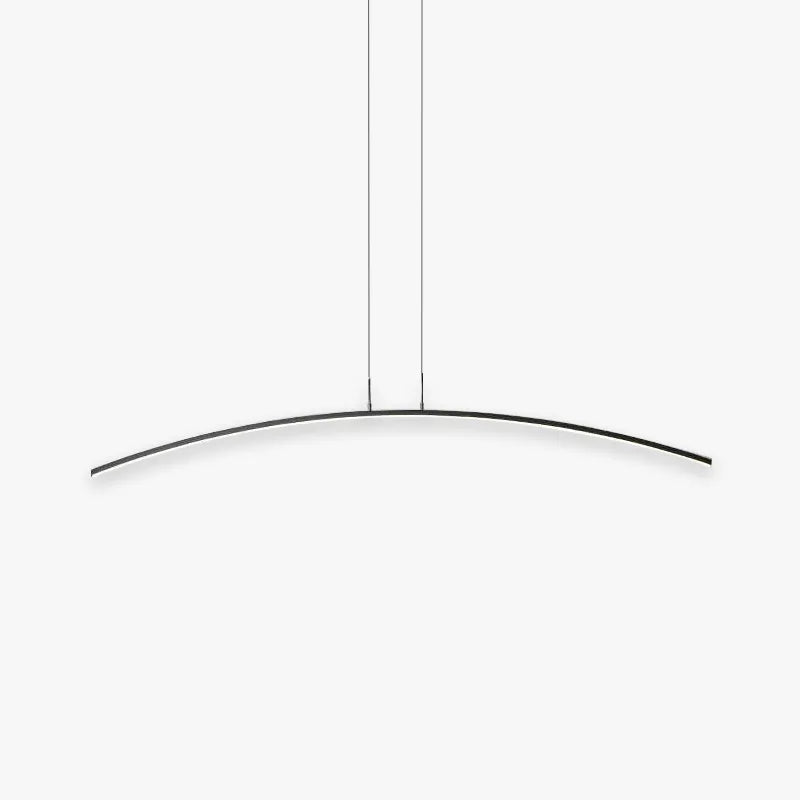 Floa Minimalist Linear Metal Remote Control Pendant Light