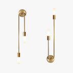 Rime Modern Wall Sconce for Bedside Gold 2 PCS