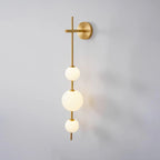 Modern Geometric Wall Lamp with LED Balls