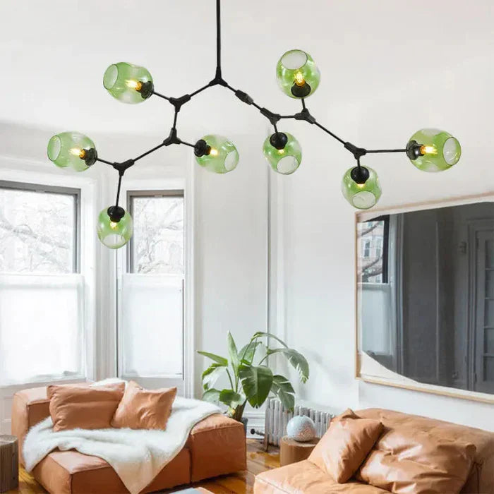 Molecular Designer Chandelier 8-Arm – Modern LED Ceiling Lamp