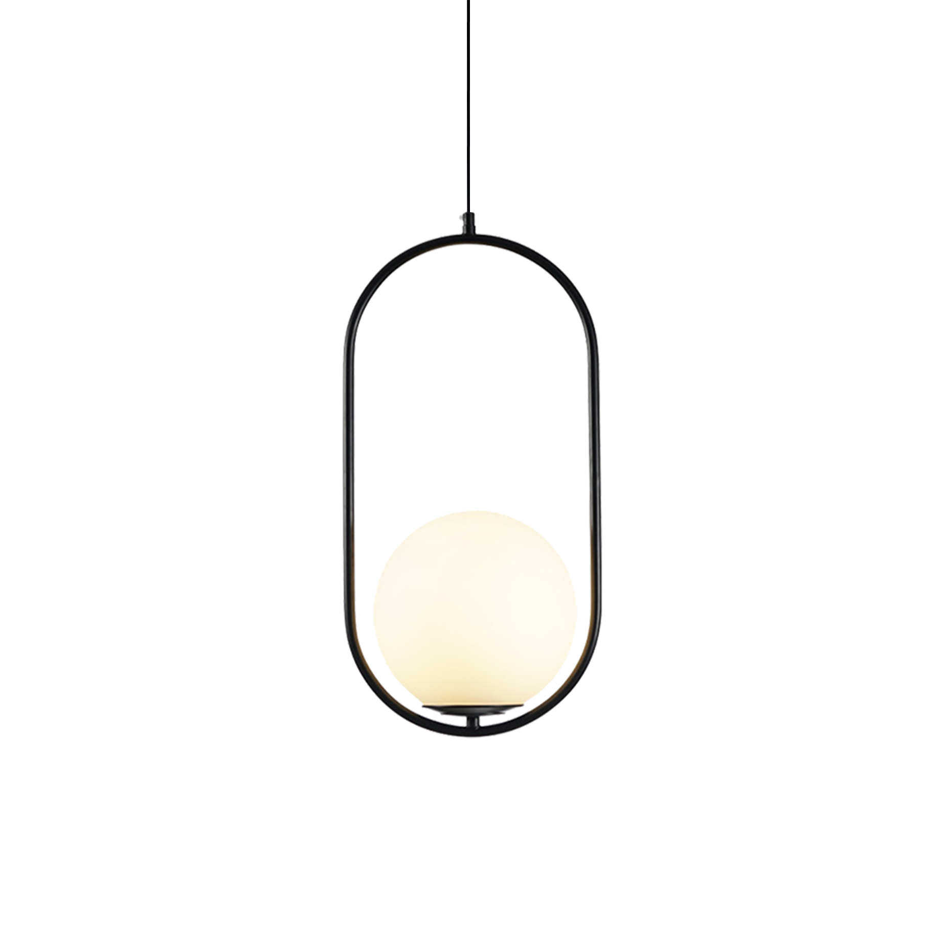 Claudine Bent Brass Pendant Lamp