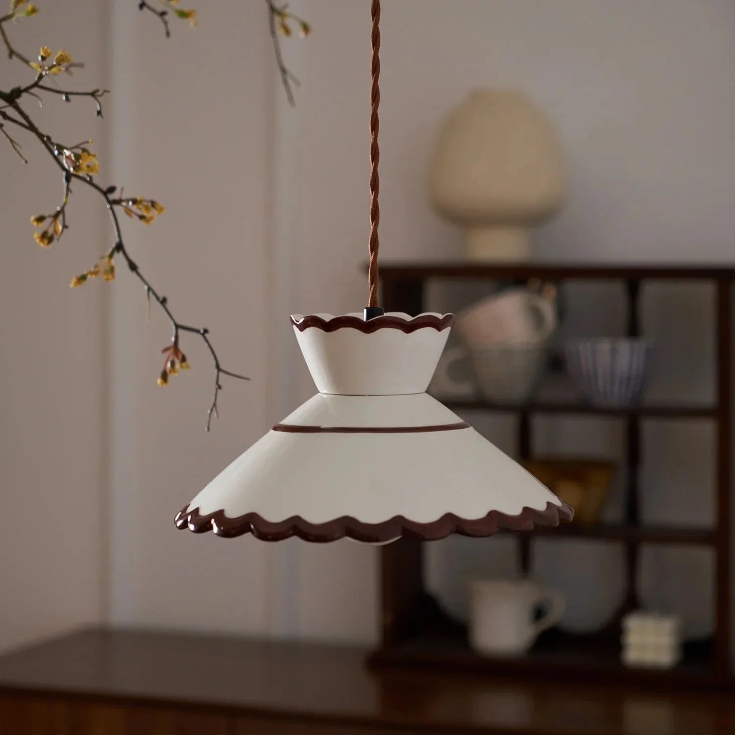Velouran - Classic Vintage Ceramic Pendant Lamp