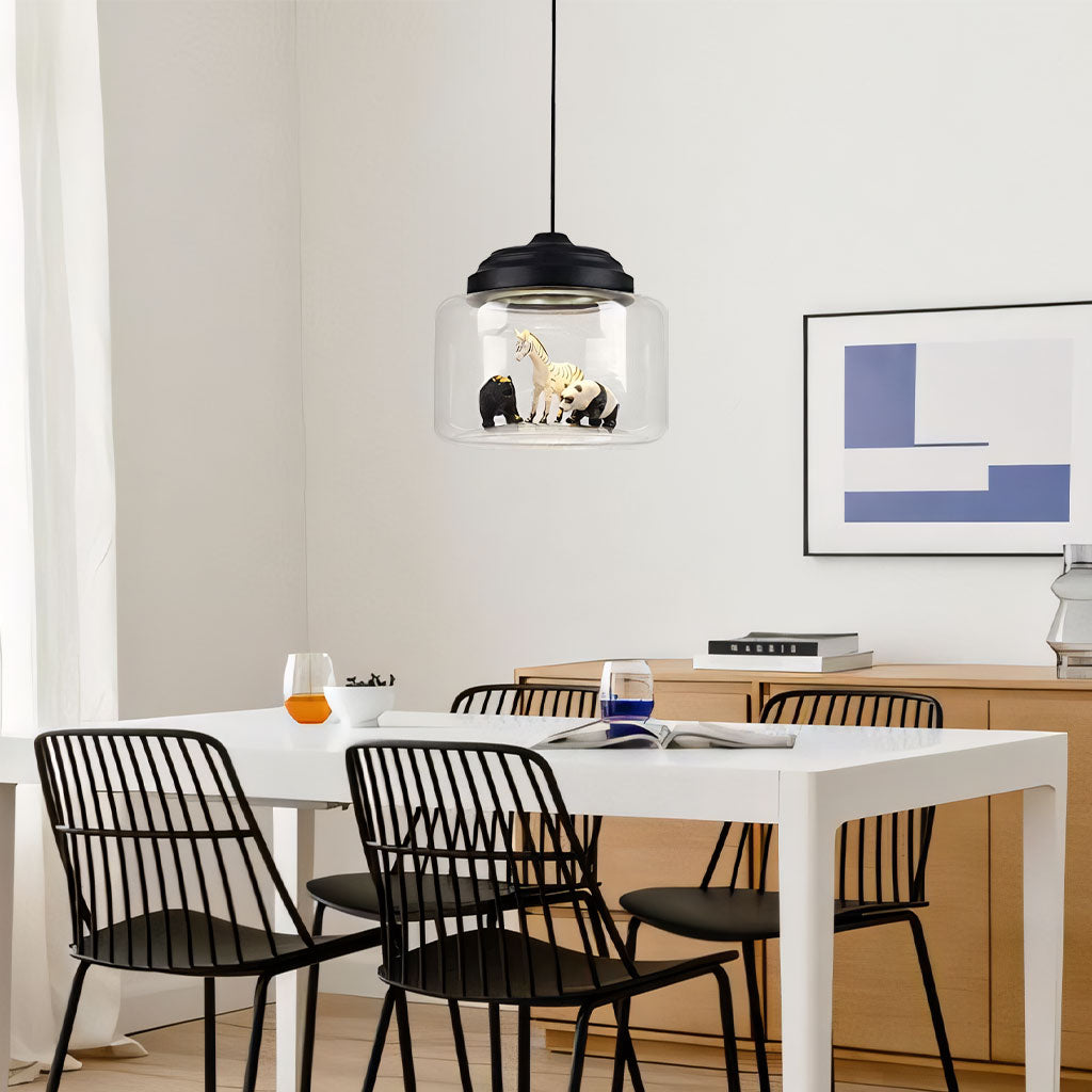 Calliope Zoo Glass Pendant Light