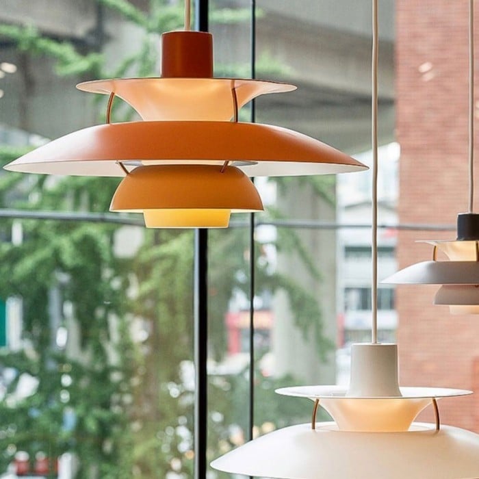 Aria Macaron Shade Pendant Light, 15 Colors