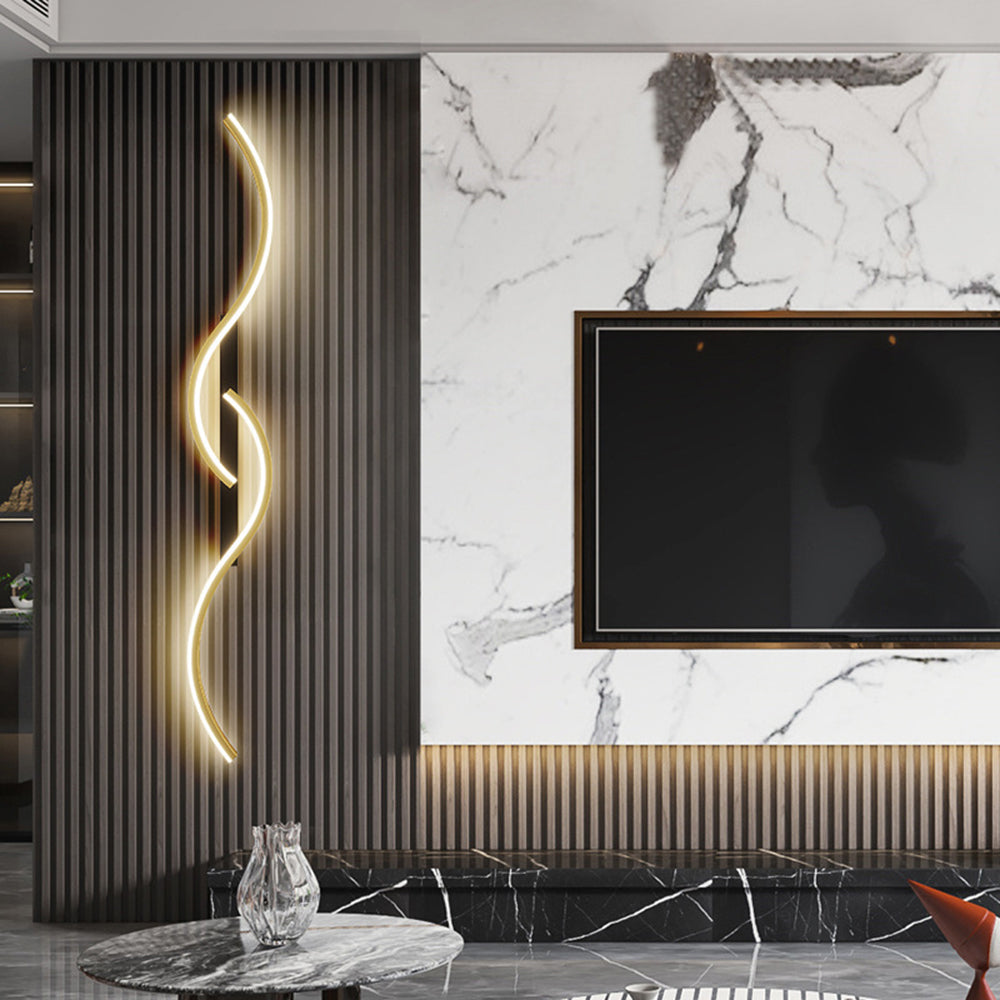 Arisha Modern LED Wall Light Indoor Linear Black/White