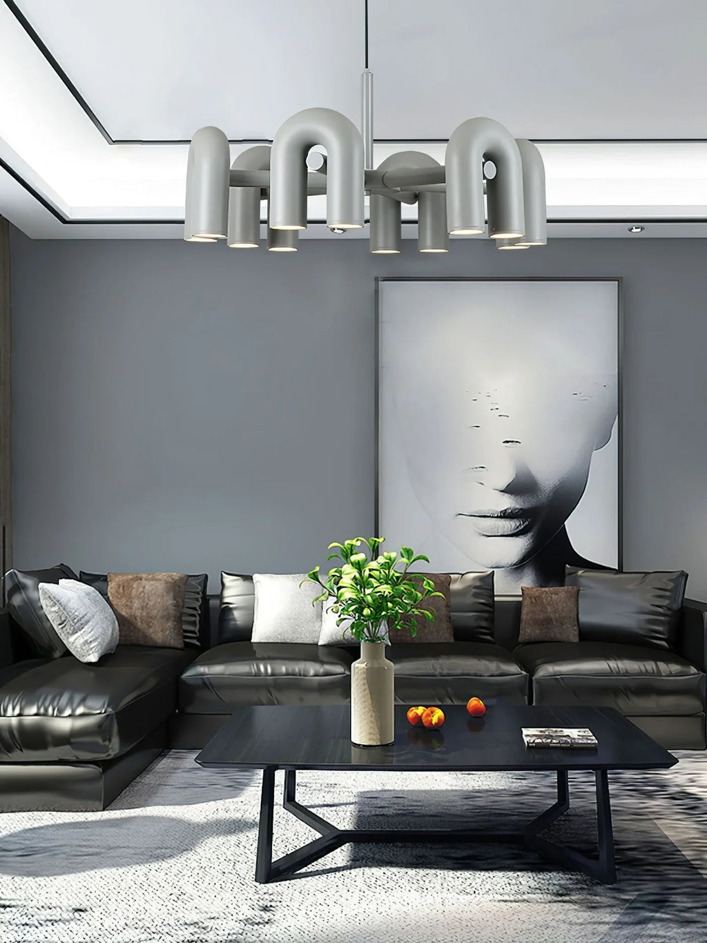 Designer Hanging Lamp with Sculptural Form – Modern Lighting