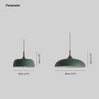 Aria Modern Pendant Light Dome Macaron Dining Room
