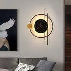 Modern LED Wall Sconce. Bedroom. Black/Gold