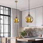 Water Ripple Glass Pendant Lights