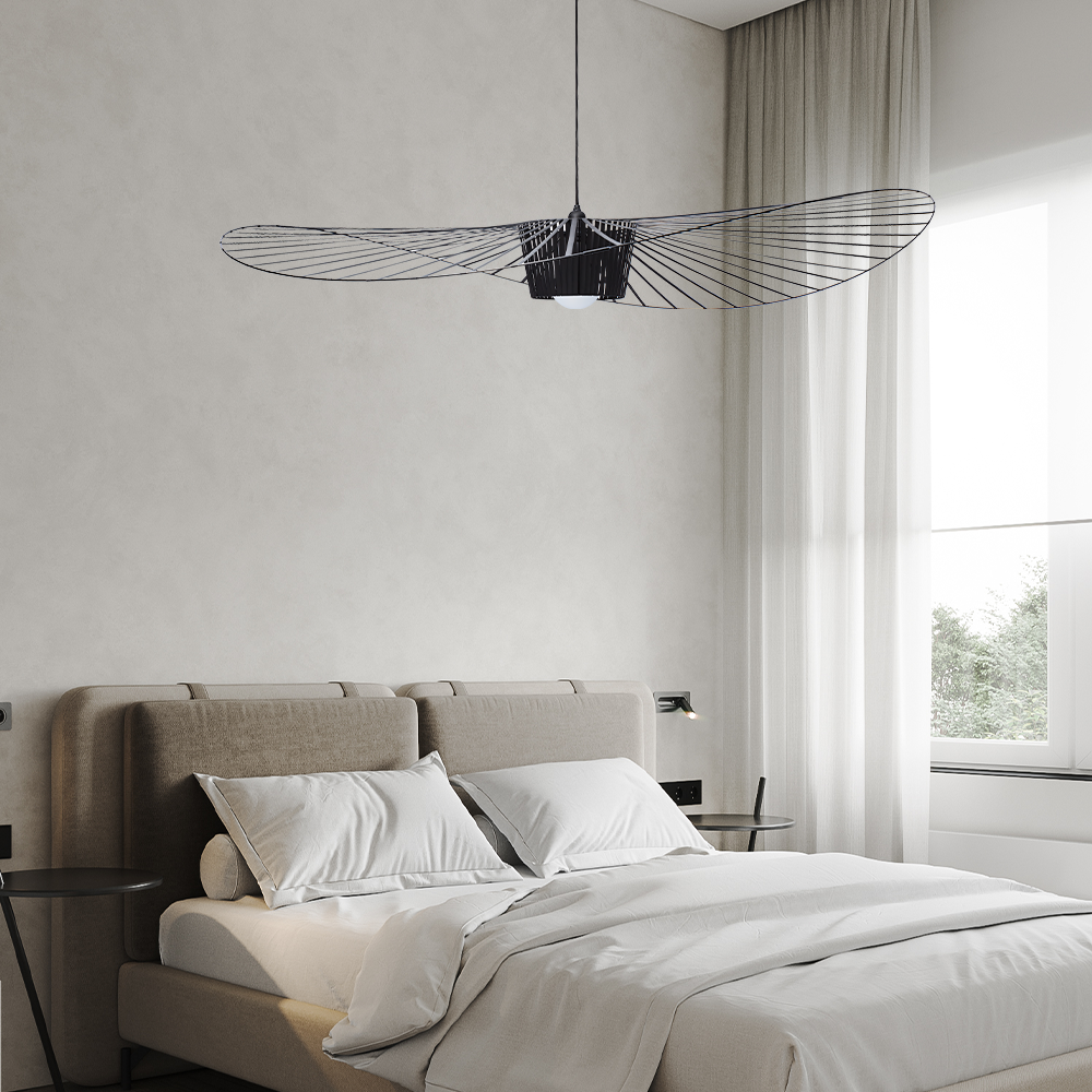 Rosland Vertigo Modern Straw Hat Pendant Light