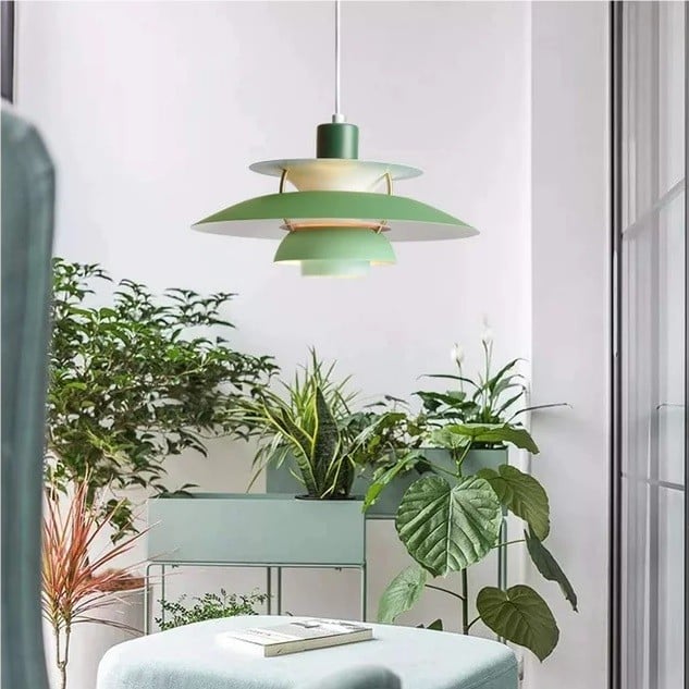 Aria Macaron Shade Pendant Light, 15 Colors
