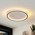 Quasso Modern Round Ceiling Light White/Black. Living Room