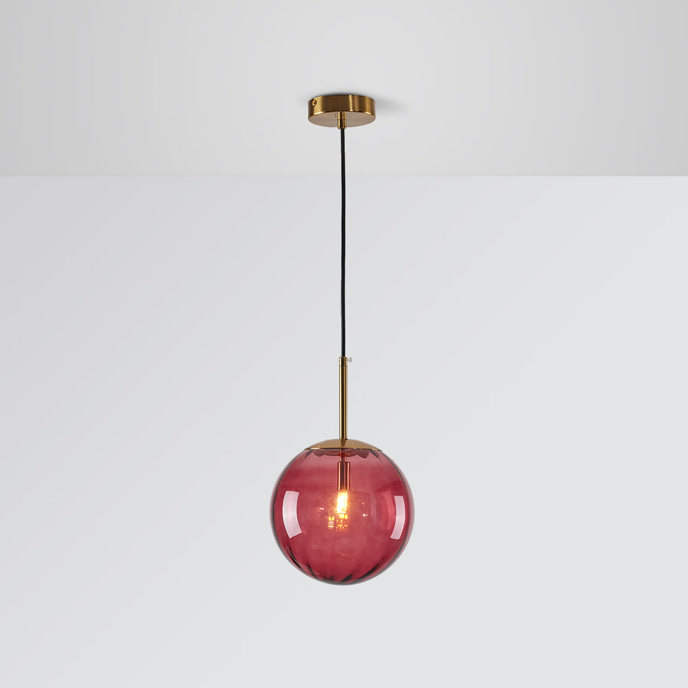Lexa Modern Metal/Glass Pendant Light