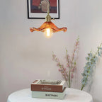 Vintage Hibiscus Pendant Light