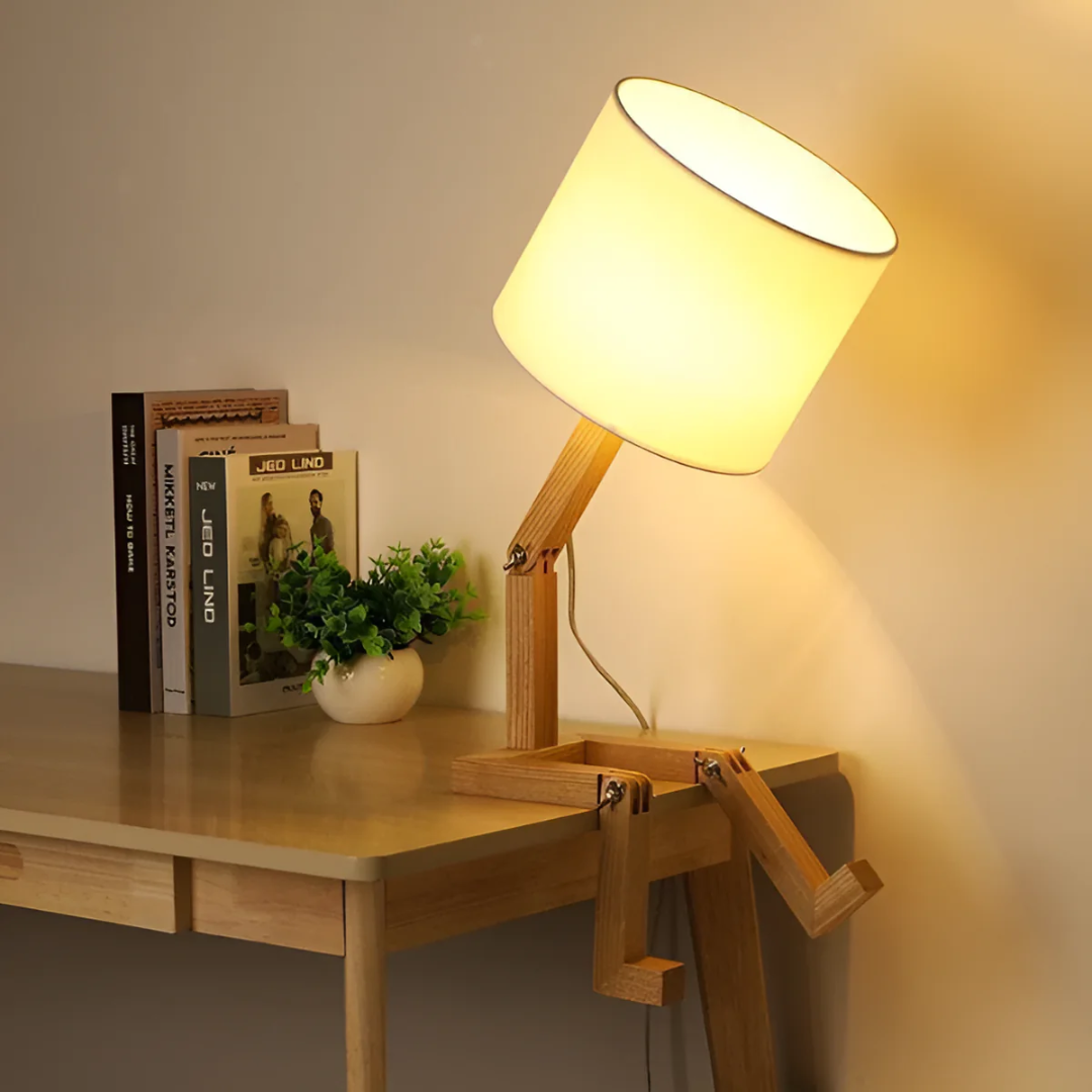 Rilna - Flexible Wooden Table Lamp