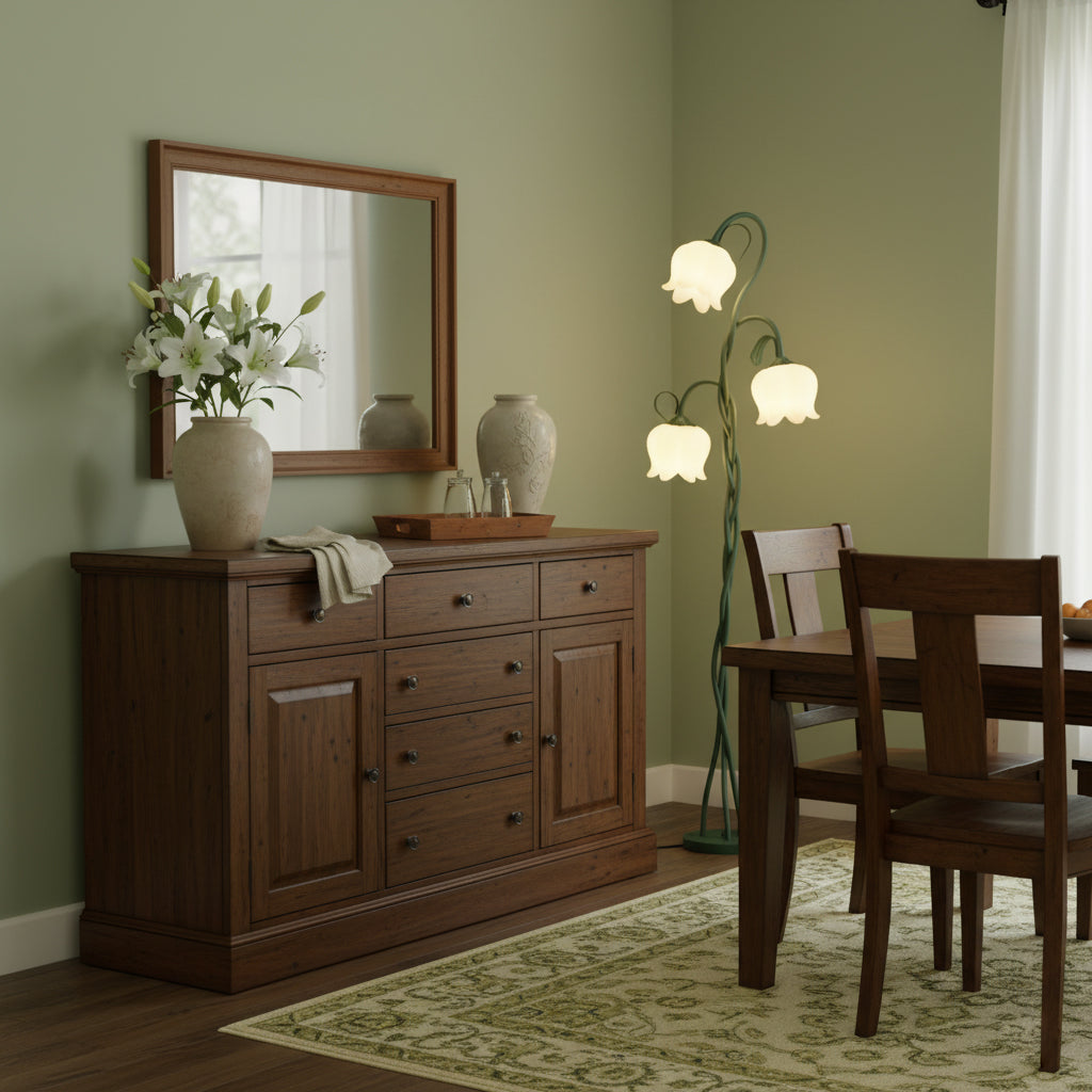 Twist Tulip Flower Floor Lamp
