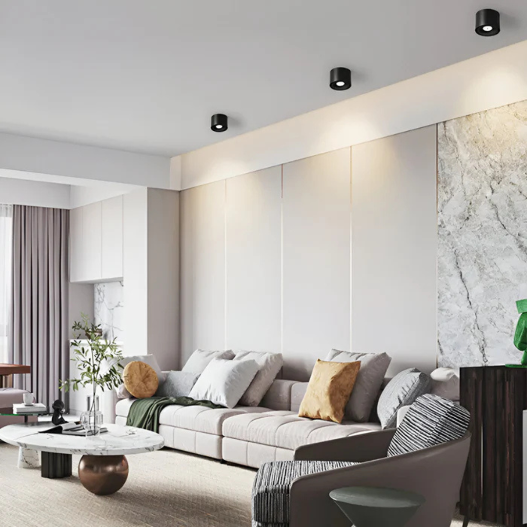 Selas - Minimalistic LED Ceiling Light | 360° Rotatable Design
