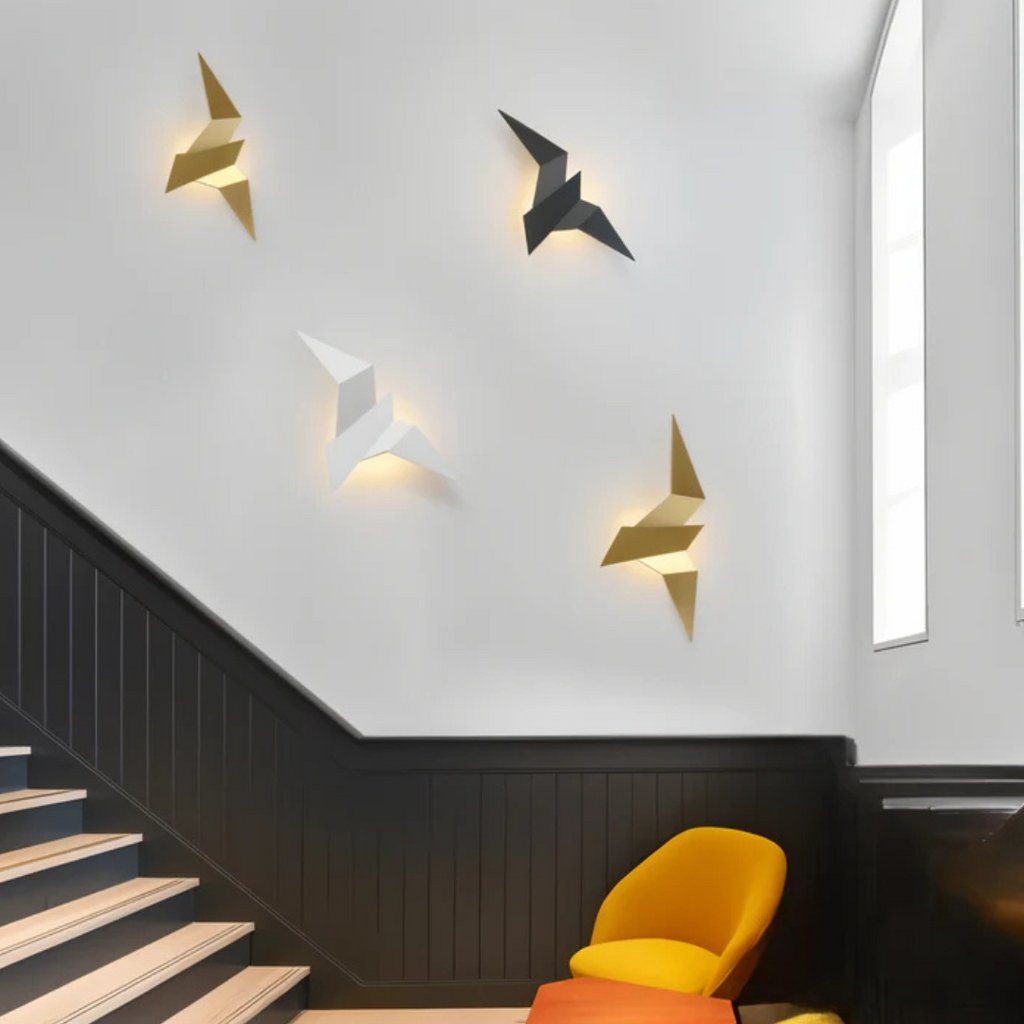 Origami Wall Lamp - Unique Indoor Lighting