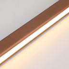 Arisha Modern LED Pendant Light Linear Black/Brown Dining Room Metal