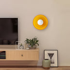 Nordic Glass Olive Disc Wall & Ceiling Light LED 1-light