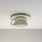 Teyo Modern Ceramic Coffee Cup Ceiling Light Blue/Pink/Yellow