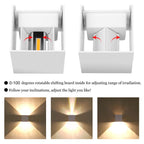 Nexu Modern Adjustable Square Outdoor Wall Lamp LED