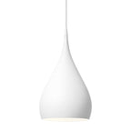 6.5"/10" Wide Teardrop Pendant Lighting Modern Metal 1 Light Black/White/Red Hanging Light