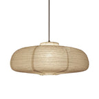 8.5"/11.5"/16.5" Wide Lantern Suspension Pendant Traditional Paper White 1 Light Hanging Pendant Lamp