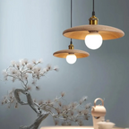 Virena - Nordic Minimalist Wooden LED Pendant Lamp