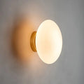 Valentina Modern Globe Shape Vanity Metal Glass LED Wall Lamp