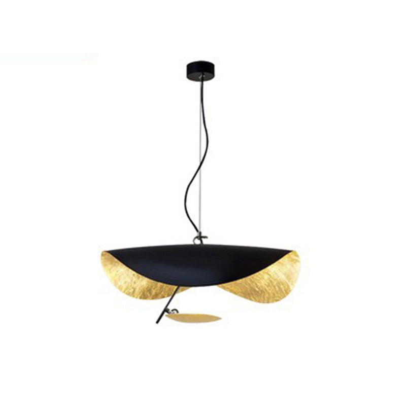 Jexie Ceiling Light Modern Leaf Black/Gold Living Room Bedroom