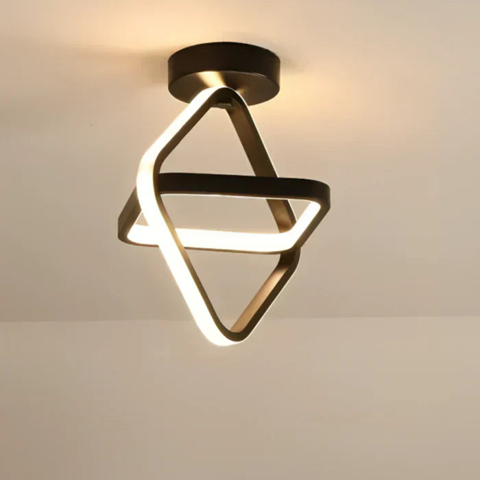 Modern LED Ceiling Light with Double Ring Design - Twilight Rings