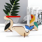 Nordic Wooden Animal LED Table Lamp 1-Light