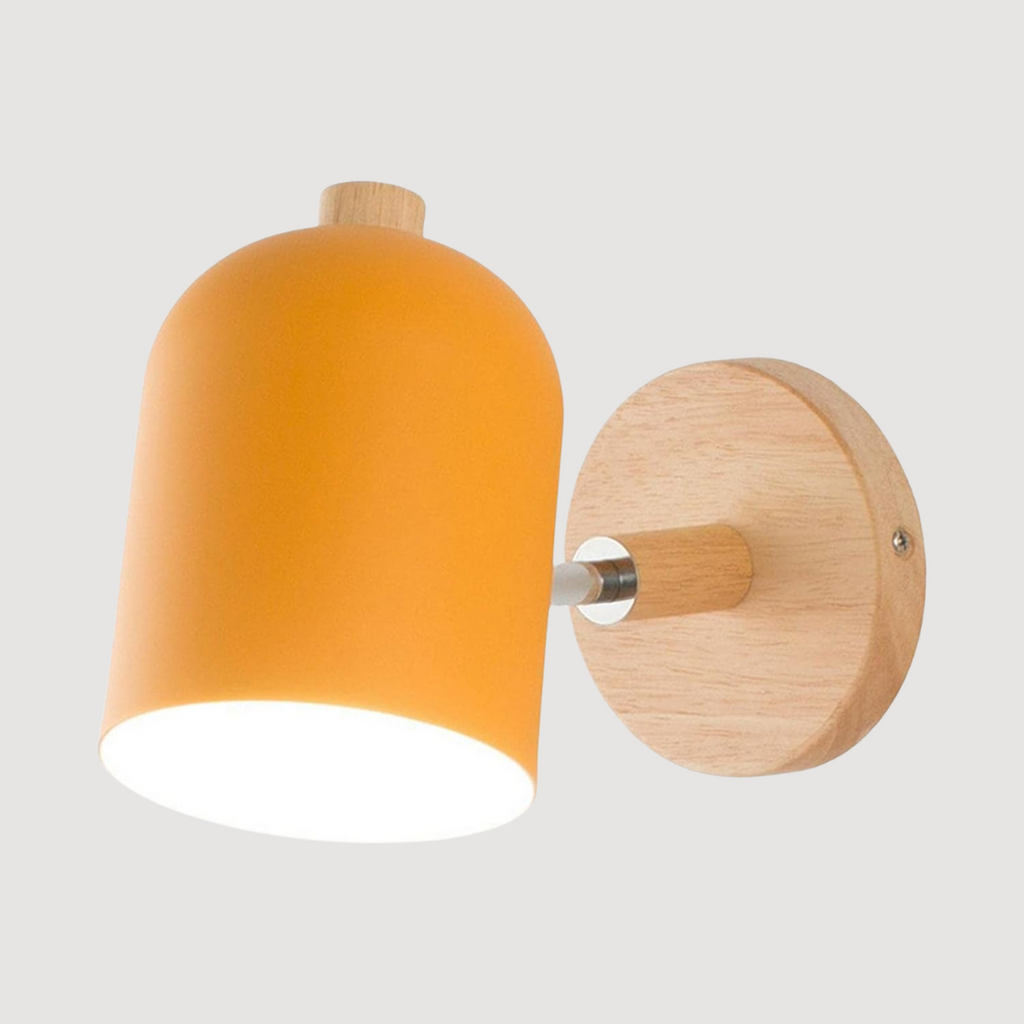 Drelis - Scandinavian Wooden Wall Lamp