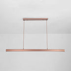 Arisha Modern LED Pendant Light Linear Black/Brown Dining Room Metal