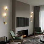 Rime Modern Wall Sconce for Bedside Gold 2 PCS