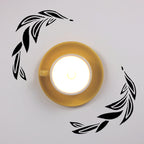 Coffee Cup Ceramics Flush Ceiling Lighting Macaron 1 Light Pink/Blue/Yellow Finish LED Flush Mounted Lamp