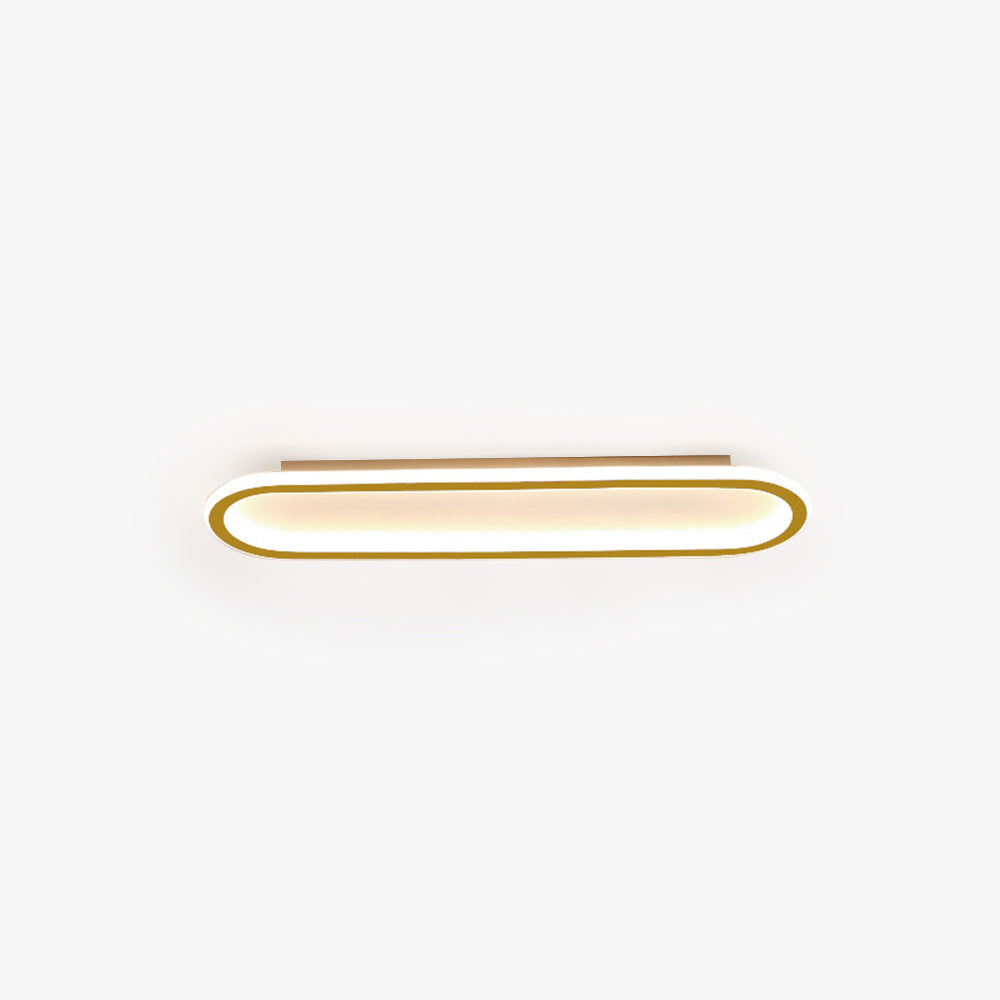 Arisha Ceiling Light Rectangular Black/Gold Bedroom/Living Room