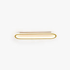 Sana Minimalist Oval Ceiling Light Black/Gold/Rose Gold