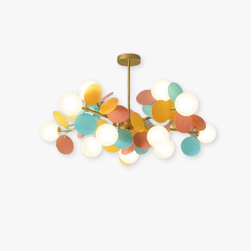 Nexen Multicolored Flower Branch Chandelier Living Room