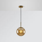 Lexa Modern Metal/Glass Pendant Light