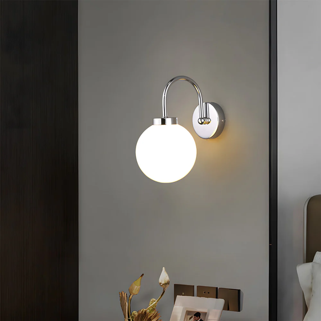 Licinia - Wall Lamp with Glass Sphere
